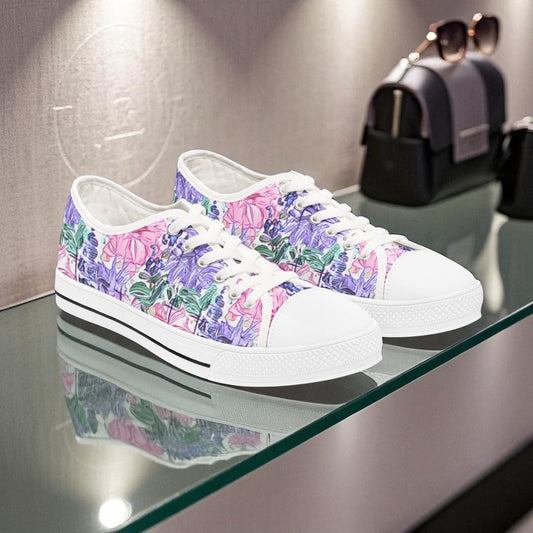 trending floral crosses womens memory foam sneakers