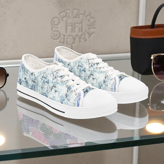 Where faith meets fashion-womens turquoise scripture and cross faith inspired sneakers