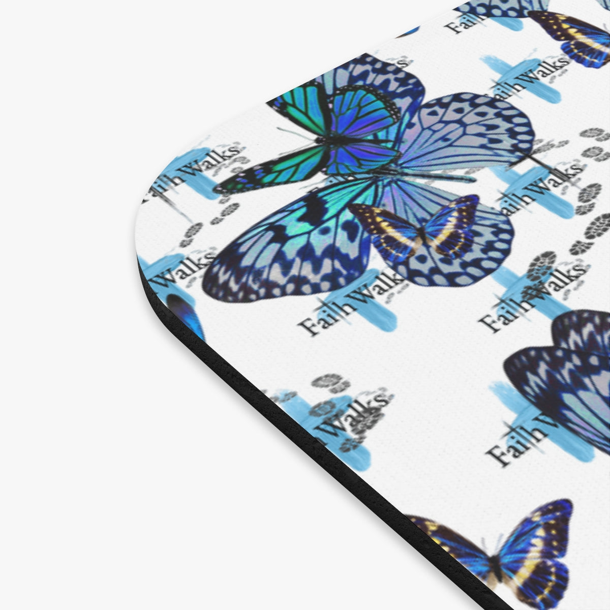 FaithWalks Butterflies and Crosses Mouse Pad